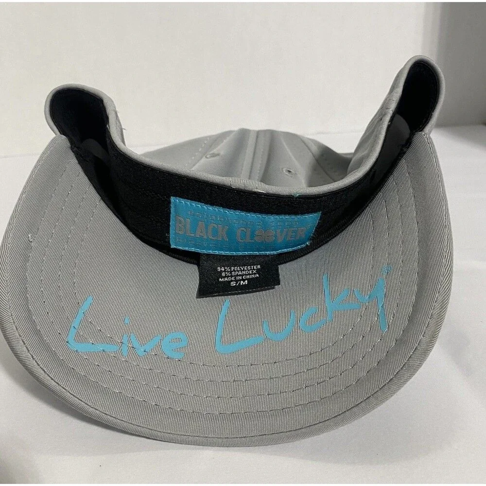 Black Cover Premium Performance Hat Grey 3d Four‎ Leaf Clover Unisex